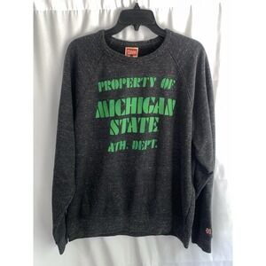 Homage‎ Property Of Michigan State Ath Dept Spartans Crewneck Sweatshirt Large